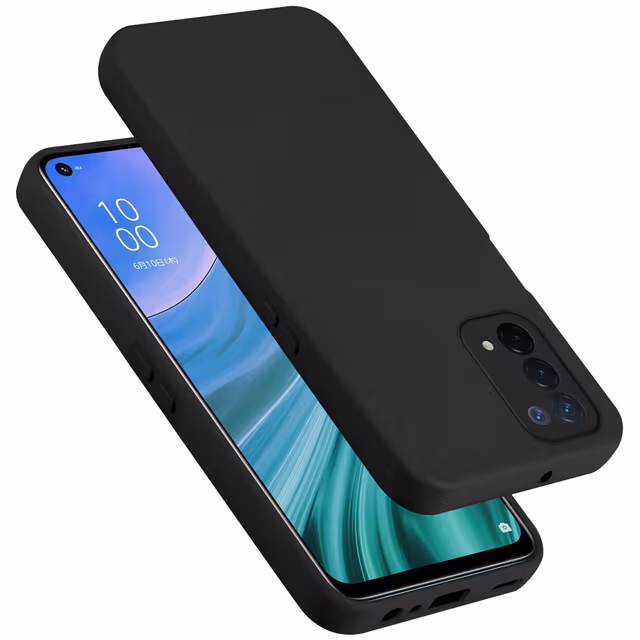 OPPO A54 5G / A74 5G deksel case cover (Svart)