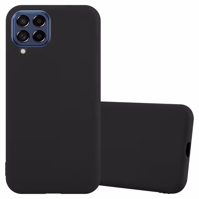 Deksel Samsung Galaxy M53 5G Silikon cover (svart)