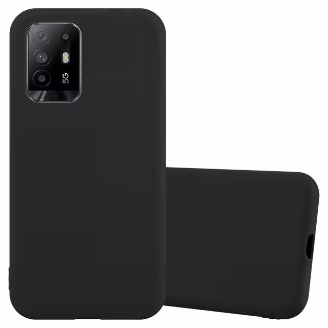 Deksel Oppo A94 5G Silikon cover (svart)