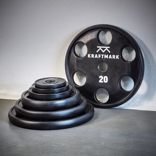 Kraftmark Vektskiver 50 mm - PU 20 kg