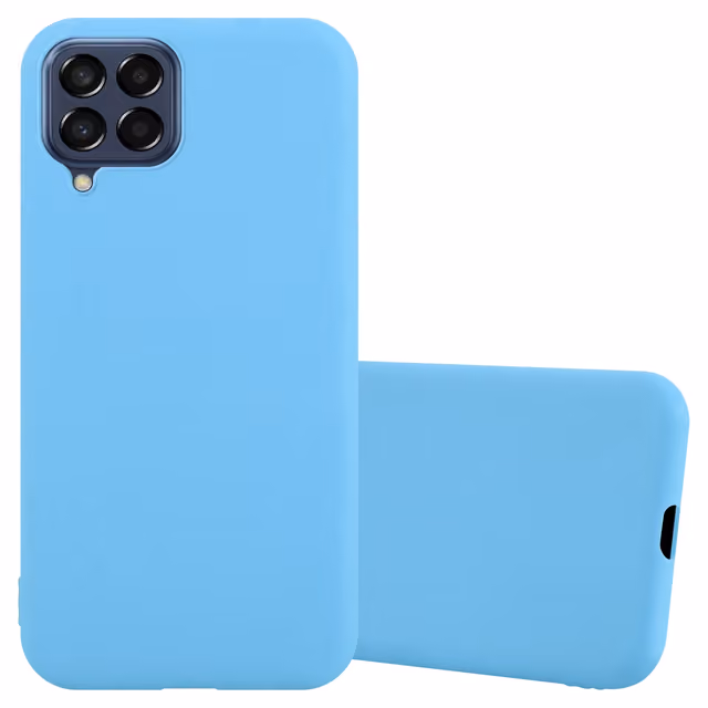 Deksel Samsung Galaxy M33 5G Silikon cover (blå)