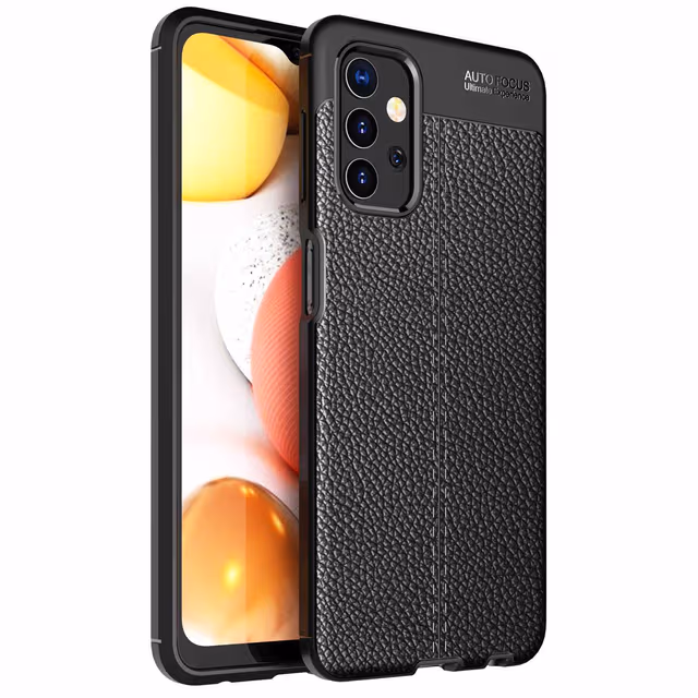 Samsung Galaxy A32 5G Deksel Kunstskinn (svart)