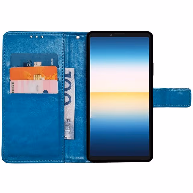Mobil lommebok 3-kort Sony Xperia 10 IV - Lyseblå