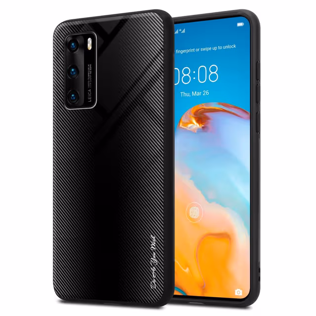 Huawei P40 Deksel Case Cover (svart)
