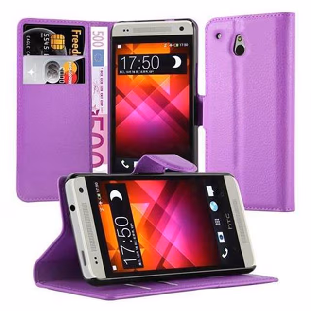 HTC ONE M4 MINI Deksel Etui Case (lilla)
