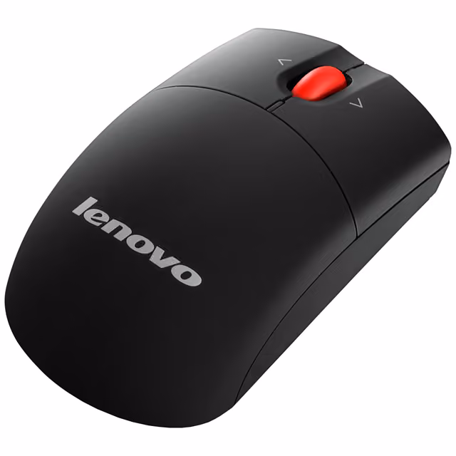 Lenovo trådløs lasermus (sort)