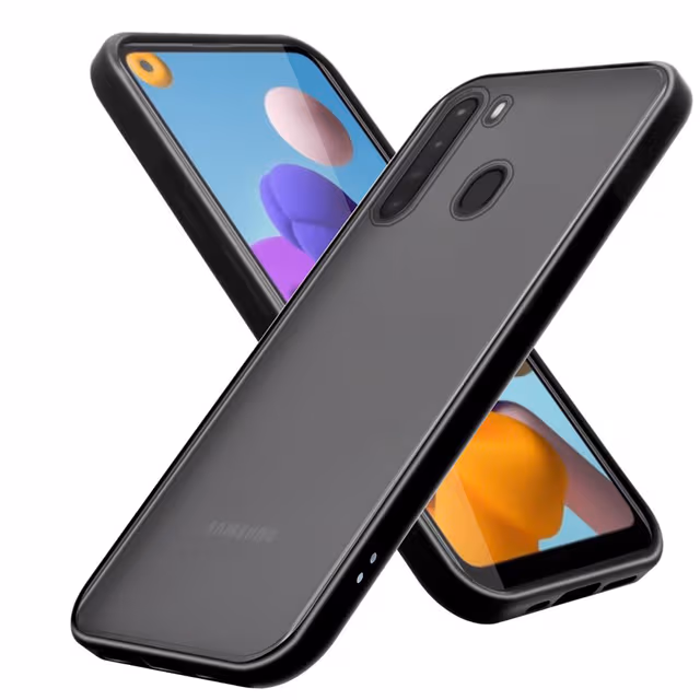 Samsung Galaxy A21 Deksel Case Cover (gjennomsiktig)