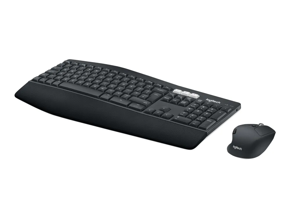 Logitech MK850 Performance - Tastatur- og mussett - trådløs - Bluetooth, 2.4 GHz - QWERTY - Storbritannia