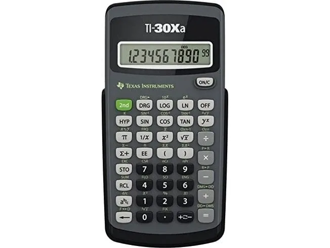 Texas Instruments TI-30Xa - Vitenskapelig kalkulator - 10 sifre - batteri
