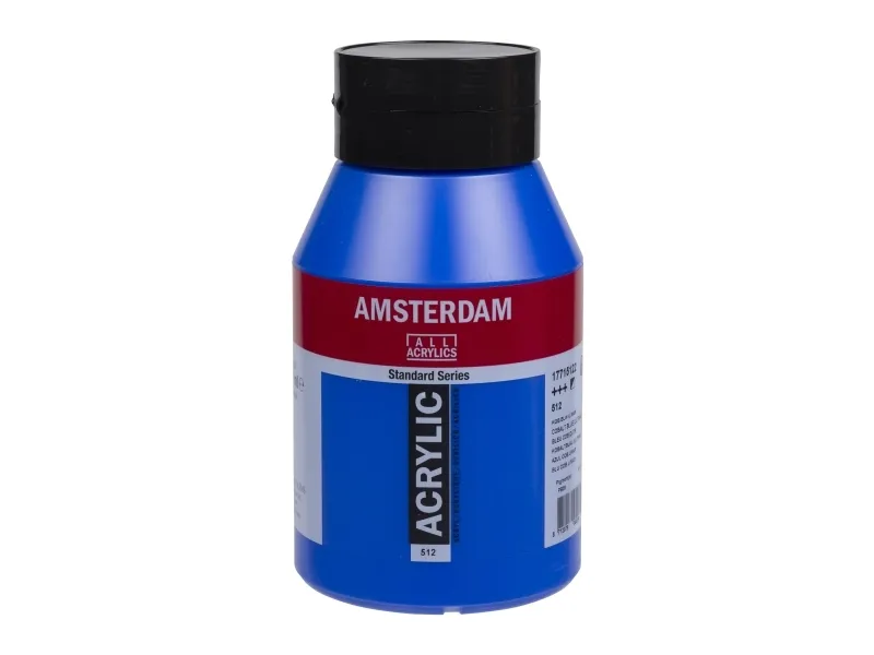 Amsterdam Standard Series akrylkrukke kobaltblå (Ultramarin) 512
