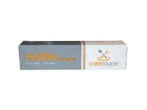 Film Catersource 29 cm x 300 m 7 my Hotfilm Cut Box med glidelåskutter PVC Champagne