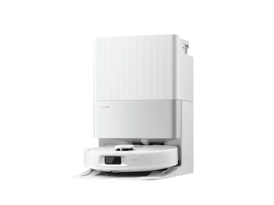 Roborock Qrevo C, Støv pose, Hvit, Rund, Støv pose, 0,33 l, Lade, Purification