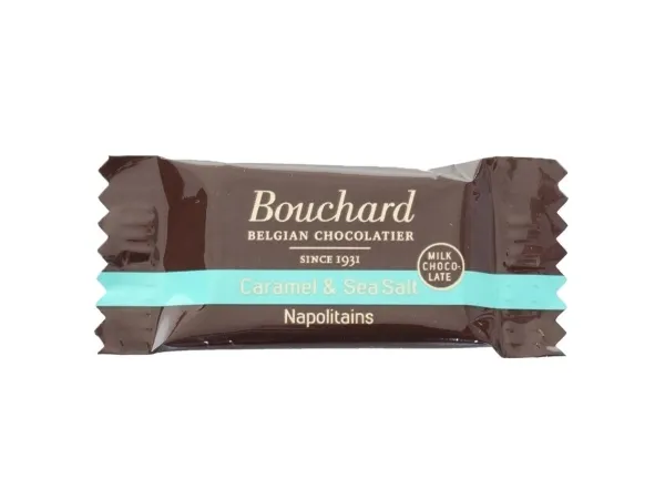 Chokolade Bouchard Karamel/Havsalt - 5g flowpakket (1kg)