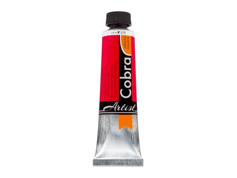 Cobra Artist Water-Mixable Oil Colour Tube Permanent Red Light 370