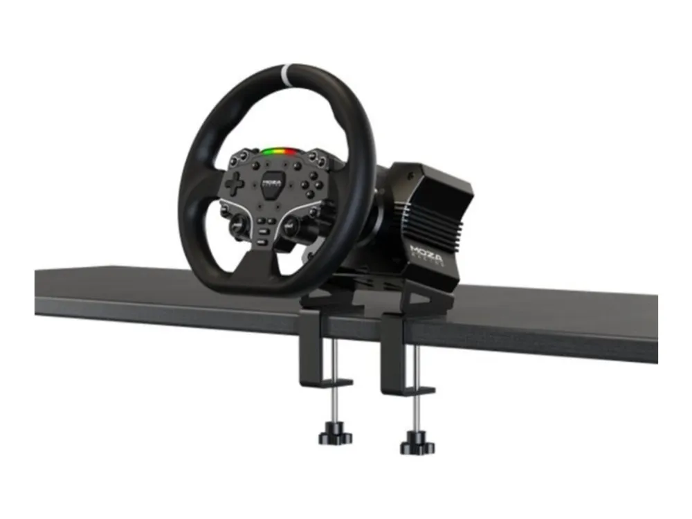 Moza Racing R5 Bundle - Hjul- og pedalsett - kablet - svart - for PC