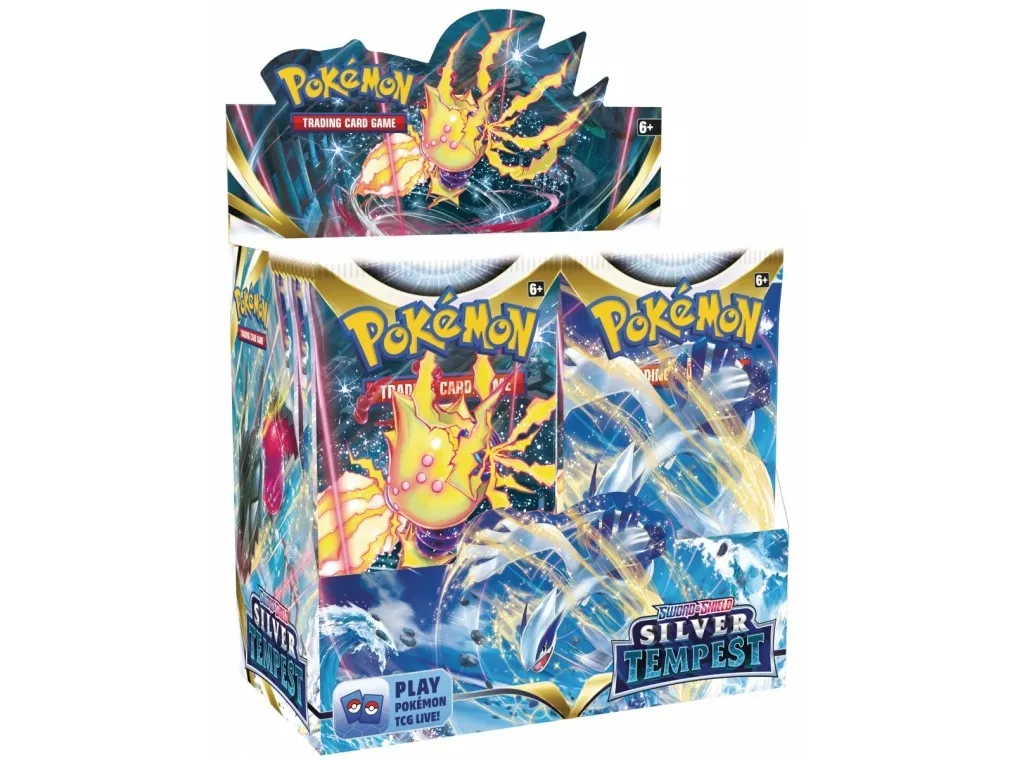 Silver Tempest Booster Box Cards 36 stk