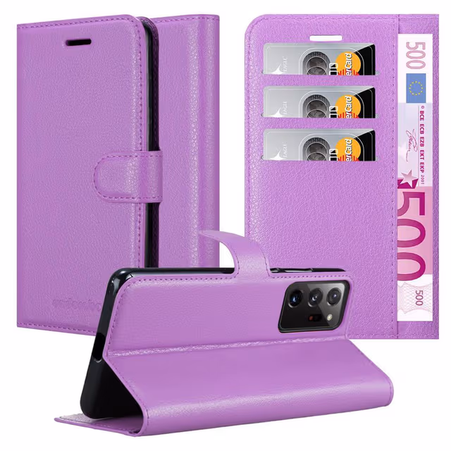 Samsung Galaxy NOTE 20 PLUS Deksel Etui Case (lilla)