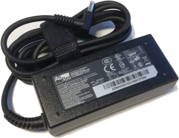 HP AC Adapter 65W Smart, Laptop, 110 - 240 V, 65 W, 19.5 V, AC-to-DC, Sort