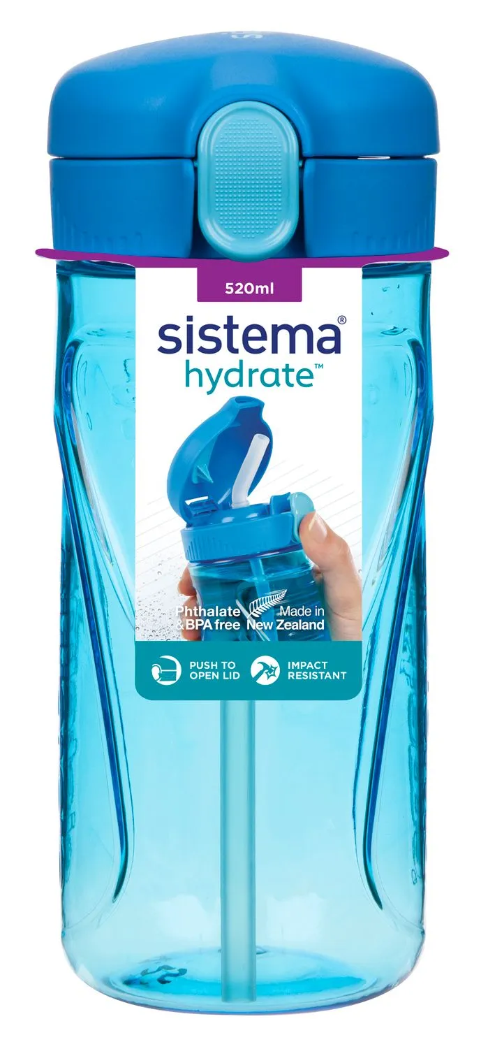 Sistema 520 ml Tritan Quick Flip-flaske - blå