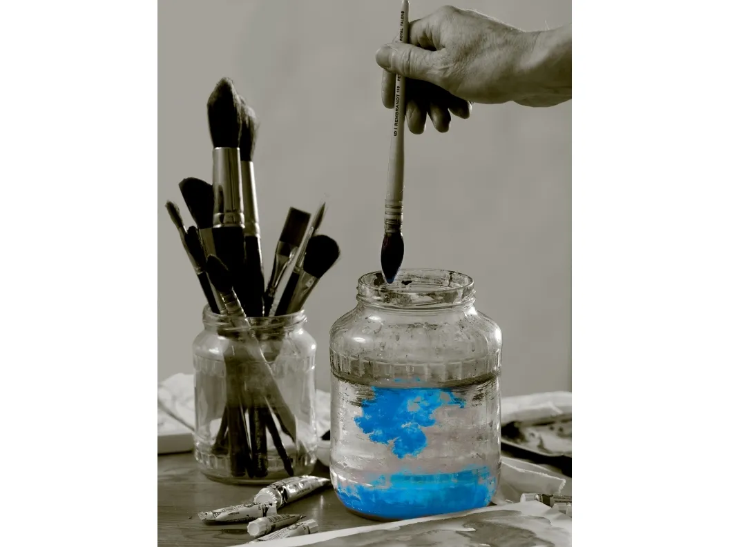 Rembrandt Watercolour Pan Chromium Oxide Green 668