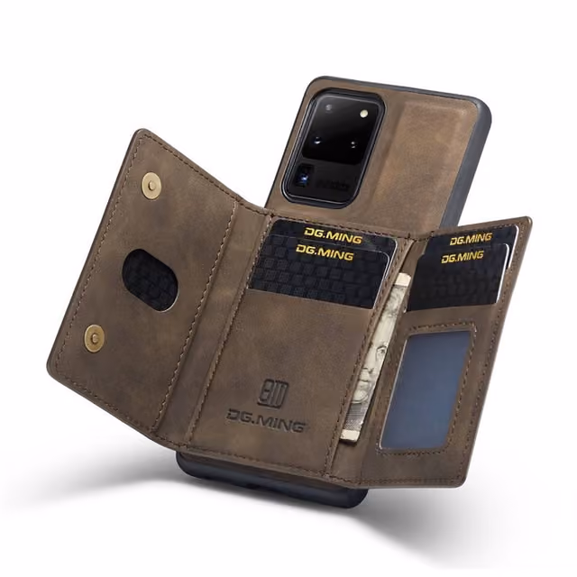 DG-Ming M2 deksel Samsung Galaxy S20 Ultra - Coffee