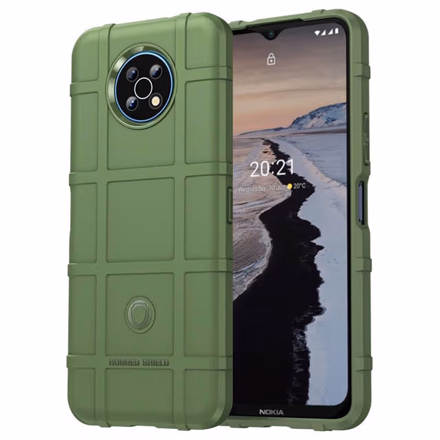 Rugged Shield Must Nokia G10 - Grønn
