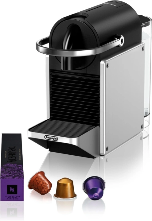 De'Longhi Nespresso Pixie EN127.S - Kaffemaskine - 19 bar - sølv