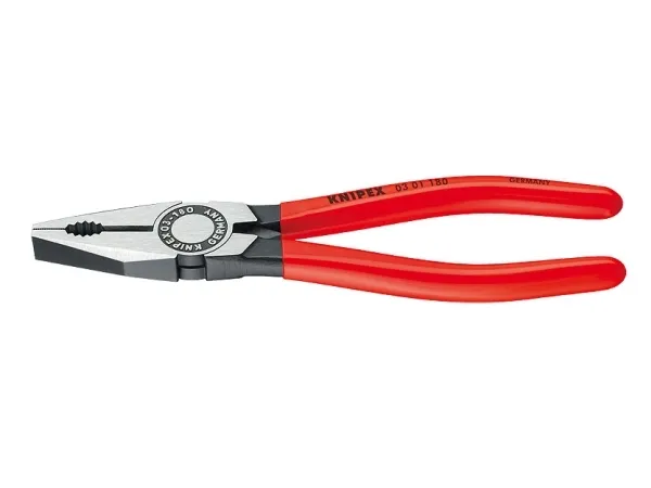 Knipex 03 01 160, Kombinasjonstang, Stål, Plast, Rød, 160 mm, 187 g