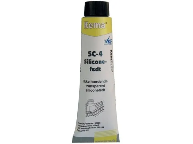 ITW Siliconefedt SC-4 100 grams tube smører, tætner og beskytter overflader, transperant og lugtfri