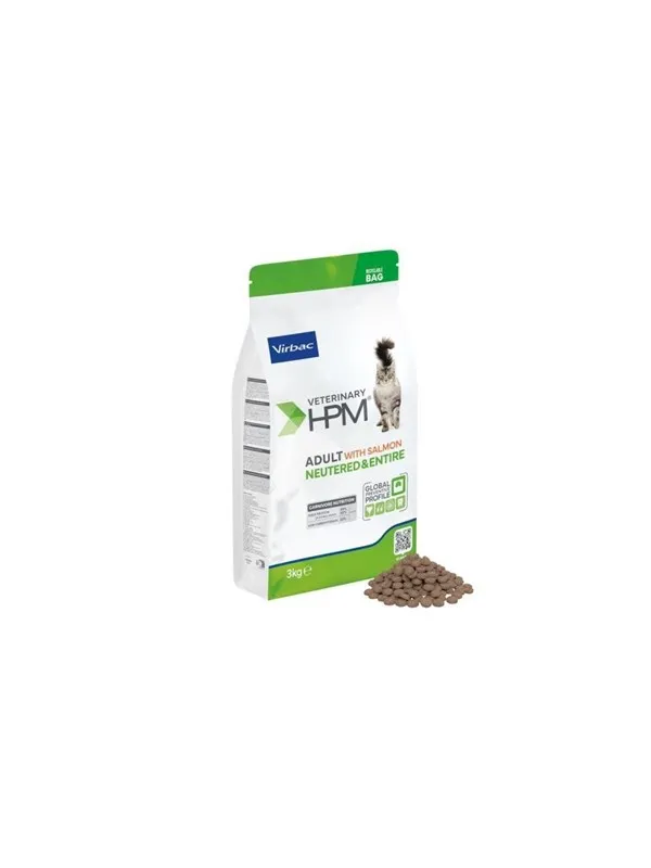 HPM VETERINARY ADULT Salmon NEUTERED & ENTIRE CAT 12 k