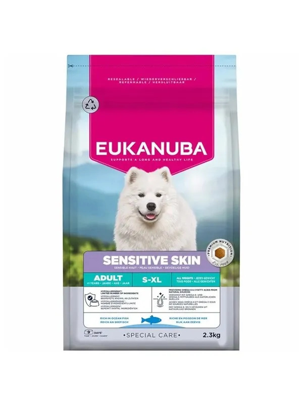 Eukanuba DailyCare Sensitive Skin 2.3 kg