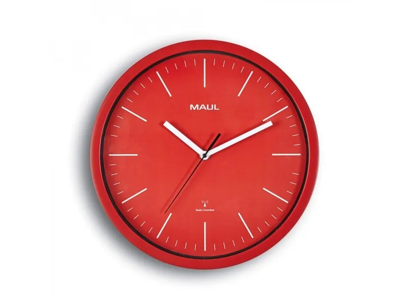 MAUL 9053425, Vegg, Digital klokke, Rund, Rød, AA, 1,5 V