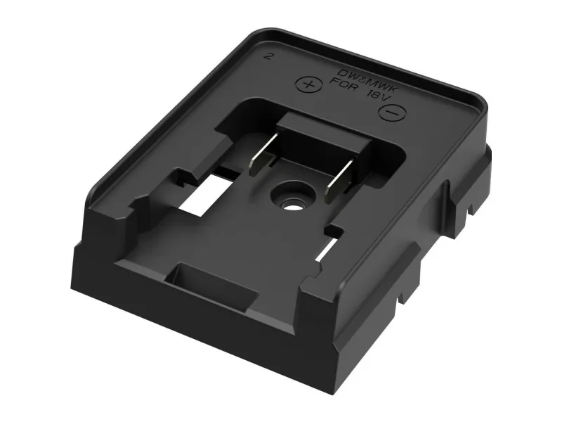 Ansmann adapterplate Milwaukee/DeWalt for batteridrevet byggeprojektør 1600-0733