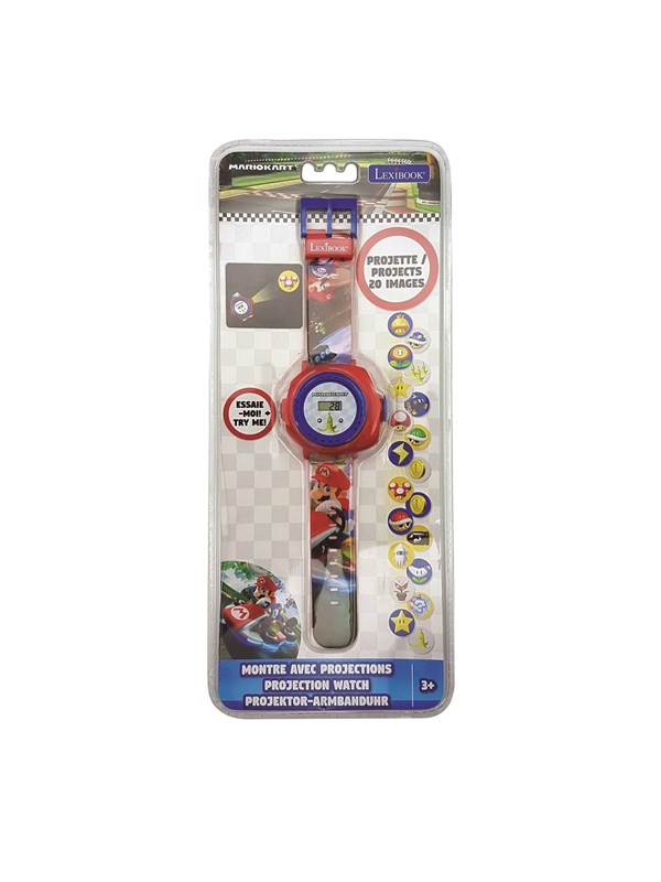 Mario Kart Digital Projection Watch with 20 images to project