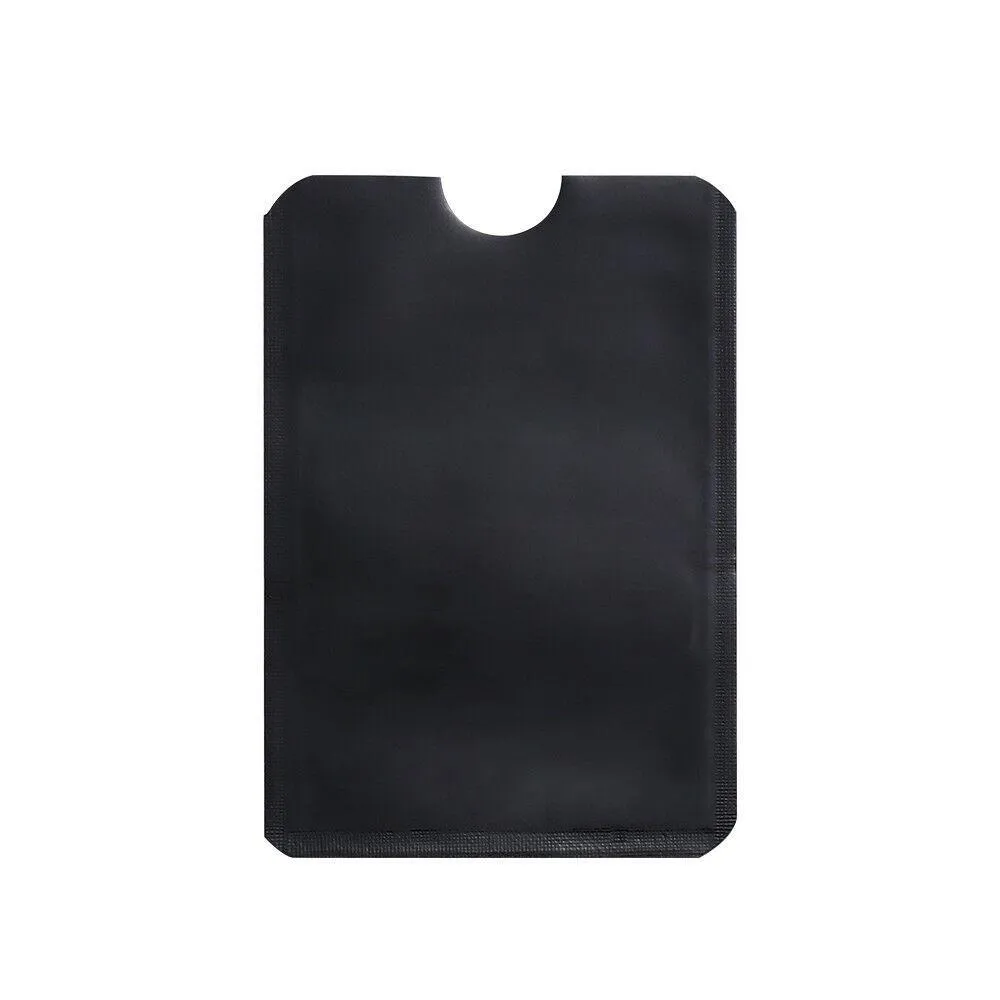 RFID-beskyttelse - 4 stk. - Kortholder - Kortetui - Svart