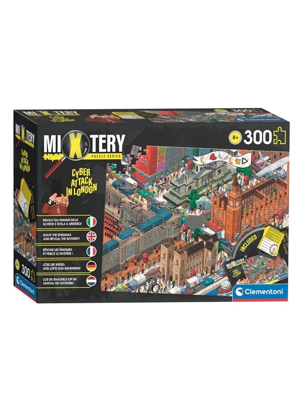 Clementoni Mystery Puzzle Hackers in London 300pc Gulv