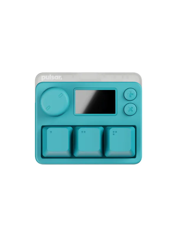 Pulsar [LAB] XPAD Mini - Turquoise - Gamingtastatur - Uten numpad - Universal - Blå