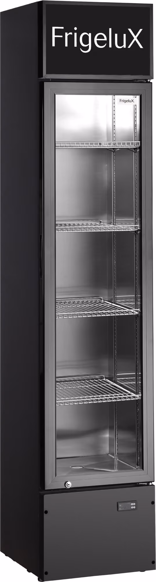 FrigeluX Displaykjøleskap CF120TOPN (svart)