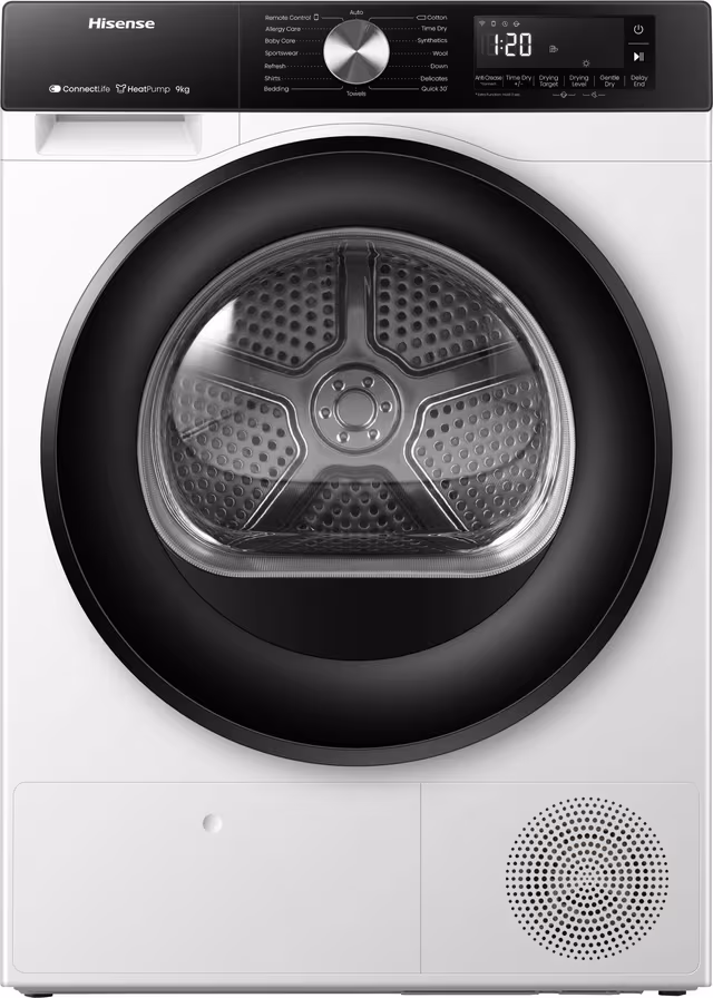Hisense Tørketrommel HDH3S93B (9kg)