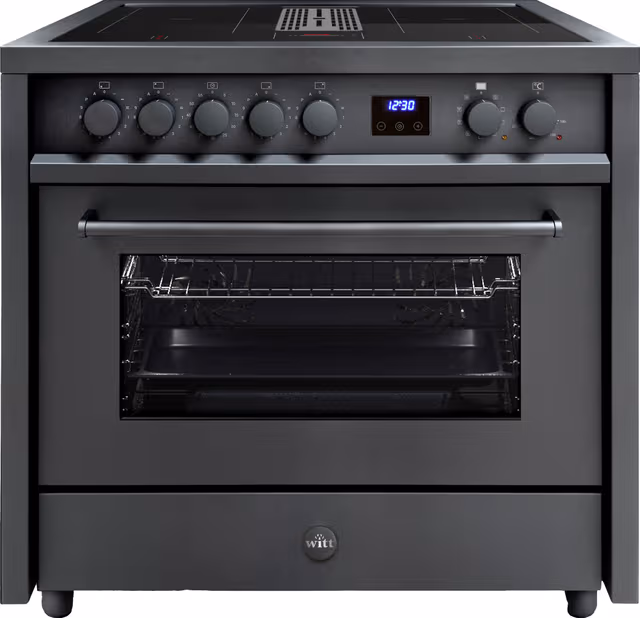 Witt Embrace 90 Hood MB Induksjonskomfyr (svart)
