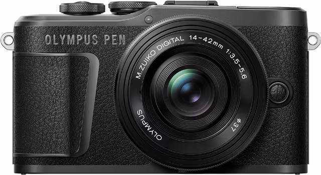 Olympus Pen kompakt systemkamera value kit E-PL10 (sort)