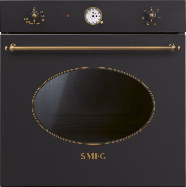 Smeg Coloniale Innbyggingsovn SF68C1AO (antrasitt)