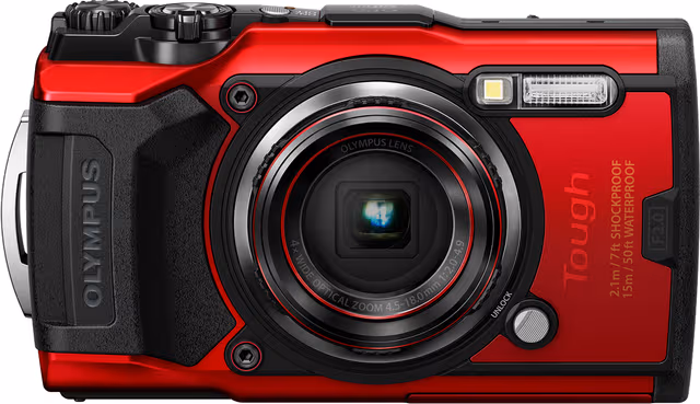Olympus Tough kompaktkamera Adventure Kit TG-6 (rød)