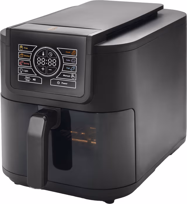 F&B Slim Smart airfryer (svart)