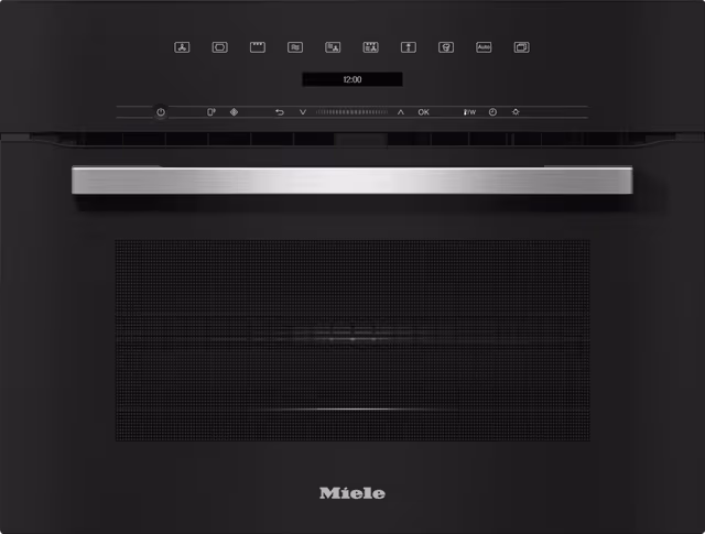 Miele Kompaktovn med mikro H7145BMOBSW (sort)
