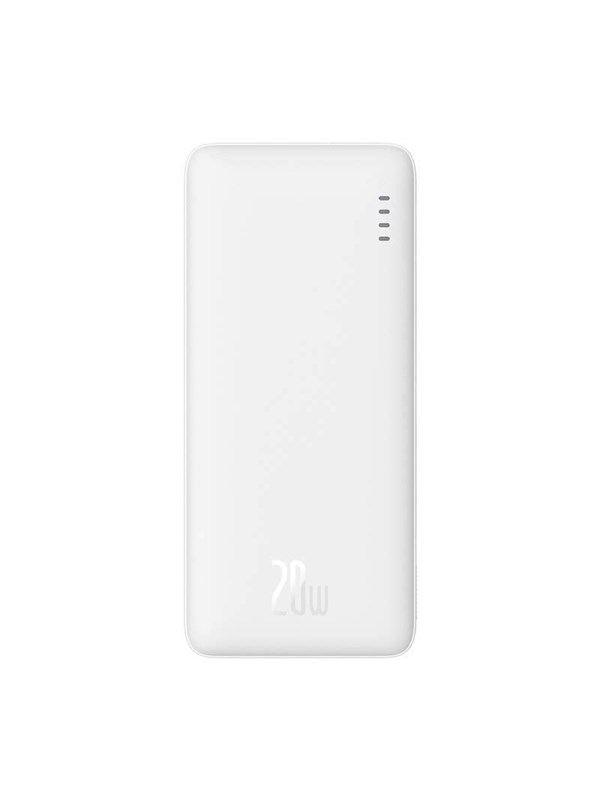 Baseus Airpow 10000mAh 20W powerbank (white) Nødlader - Hvit - 10000 mAh