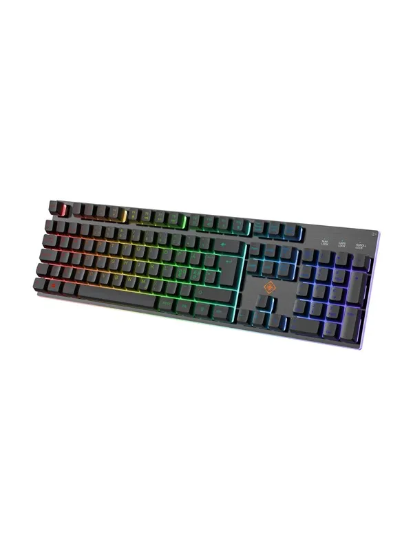 Deltaco GAMING DK260 - Gamingtastatur - Nordisk - Svart