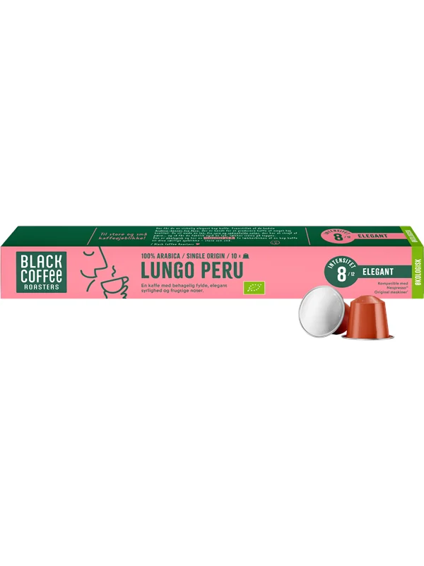 Black Coffe Roasters Lungo Peru Organic - 10 Capsules