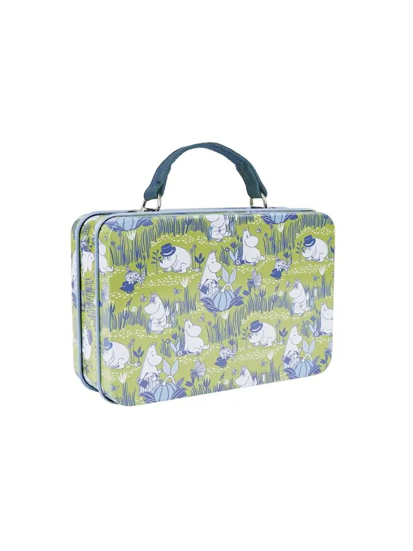 MOOMIN - Small Tin Suitcase - Green