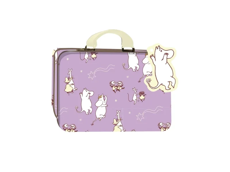 MOOMIN - Small Tin Suitcase - Purple